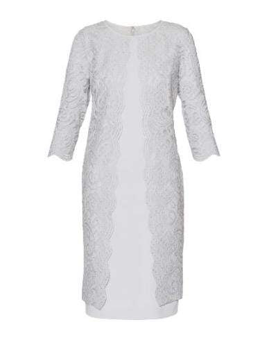 Gina Bacconi Clarabelle Crepe and Lace Dress Silver Mist SQQ9058 Izzi of Baslow Gina Bacconi Clarabelle Crepe and Lace Dress Silver Mist SQQ9058 Izzi of Baslow