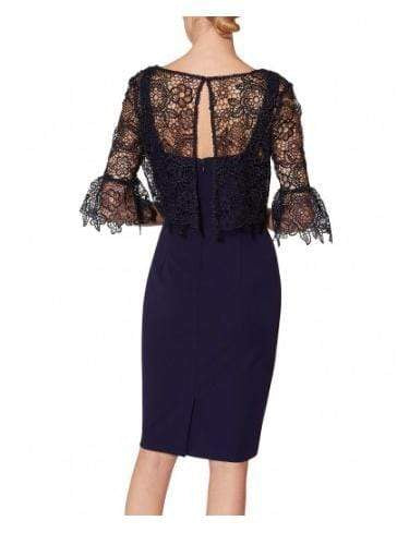 Gina Bacconi Dresses Gina Bacconi Rya Dress And Overtop Spring Navy SRR3035 izzi-of-baslow