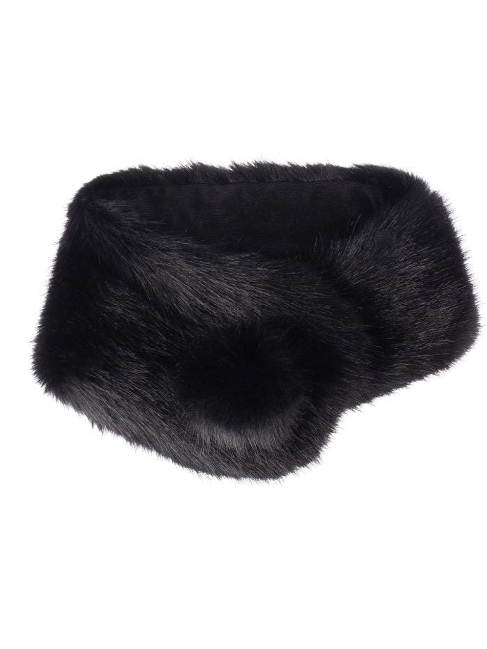 Helen Moore Helen Moore Faux Fur Pom Pom Collar Jet izzi-of-baslow