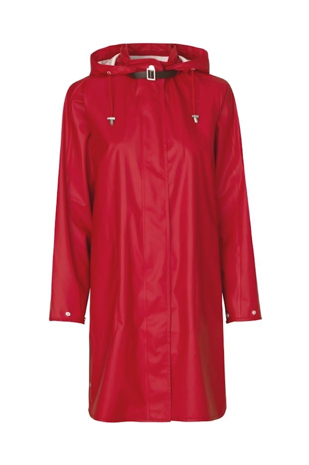 Ilse Jacobsen Coats and Jackets Ilse Jacobsen Deep Red Raincoat RAIN71 303 izzi-of-baslow