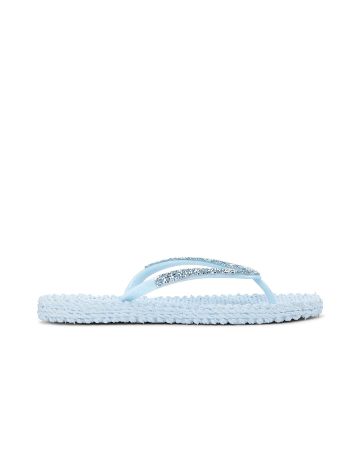 Ilse Jacobsen Shoes Ilse Jacobsen Flip Flops With Jewels Bluebell CHEERFUL03G 658 izzi-of-baslow