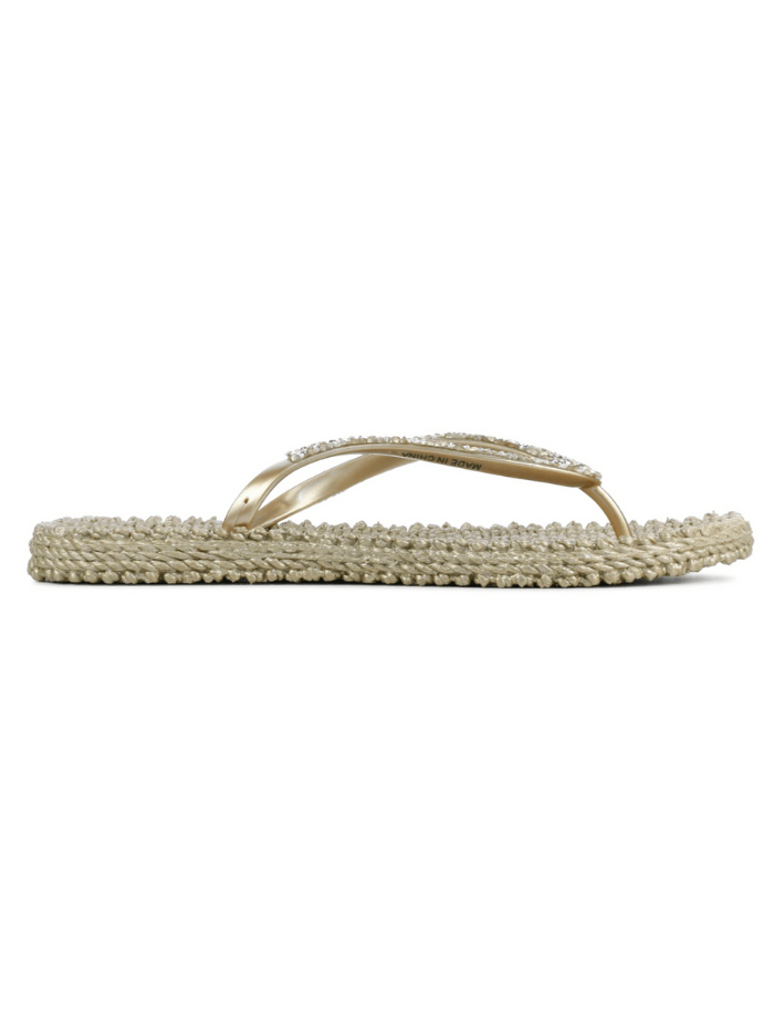 Ilse Jacobsen Shoes Ilse Jacobsen Flip Flops With Jewels Platin CHEERFUL03G 780 izzi-of-baslow