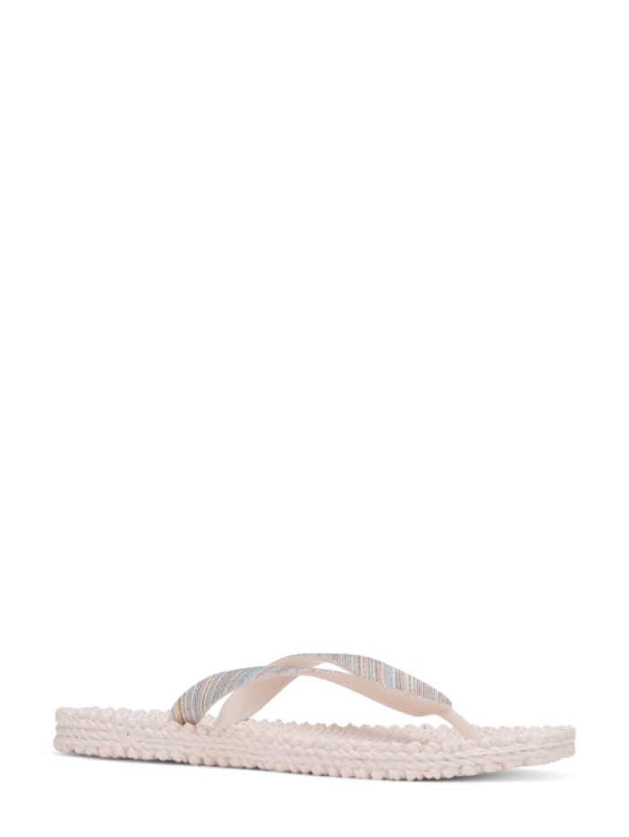 Ilse Jacobsen Shoes Ilse Jacobsen Glitter Flip Flops Rose Rainbow CHEERFUL12S 320 izzi-of-baslow