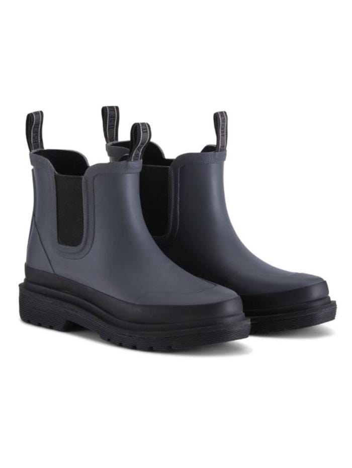 Ilse Jacobsen Shoes Jacobsen Short Rubber Wellington Boots Dark Shadow RUB30C 033 izzi-of-baslow