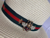 Izzi Hats Accessories Izzi Accessories Fedora Cream Bee Hat SH374 izzi-of-baslow