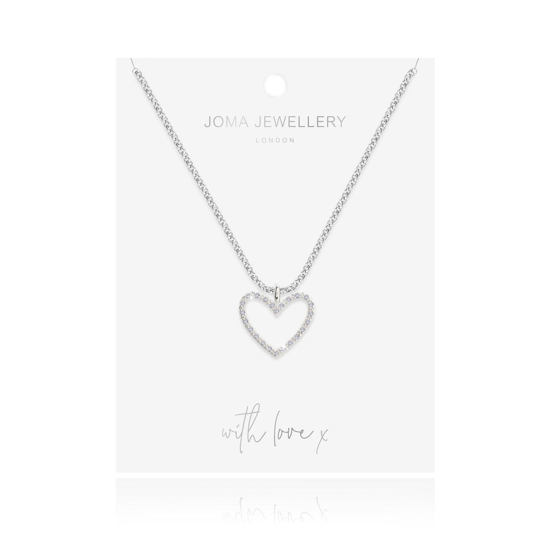 Joma Jewellery Jewellery Joma Necklace 3285 Evie Heart izzi-of-baslow