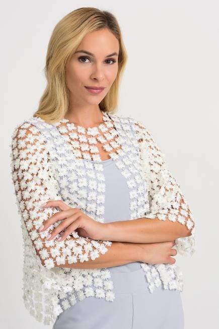 Joseph Ribkoff Coats and Jackets Joseph Ribkoff Short Pearl Cover Up 201903 izzi-of-baslow