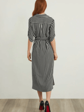 Joseph Ribkoff Dresses Joseph Ribkoff Striped Shirt Maxi Dress 212162 izzi-of-baslow