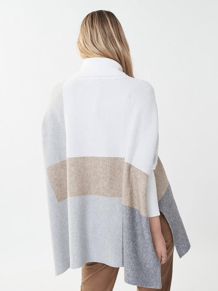 Joseph Ribkoff Knitwear Joseph Ribkoff Colour Block Neutrals Tunic Pull Over 223962X 2539 izzi-of-baslow