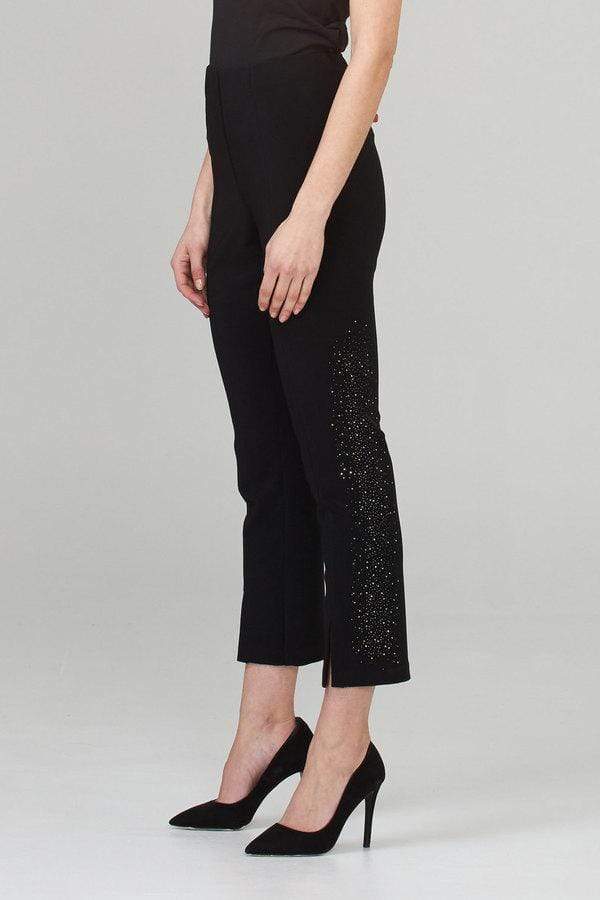 Joseph Ribkoff Trousers Joseph Ribkoff Black 202107 Trousers with Diamantee izzi-of-baslow