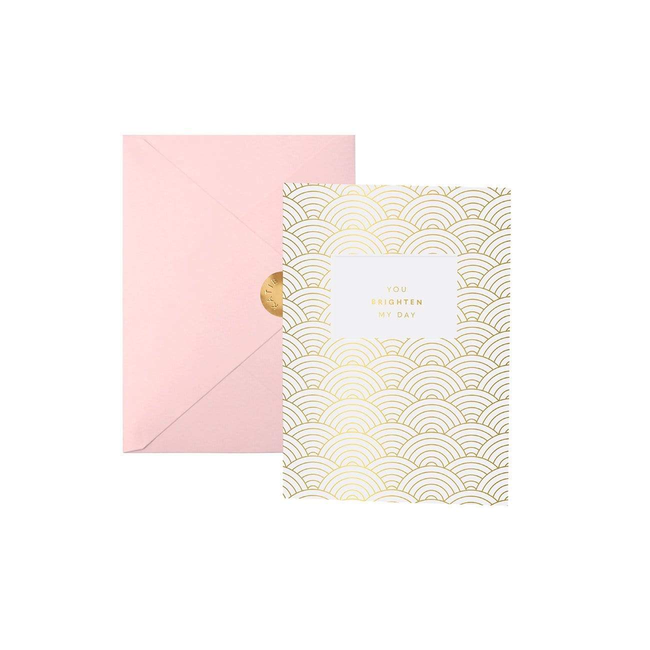 Katie Loxton Accessories One Size Katie Loxton Greetings Card You Brighten My Day izzi-of-baslow