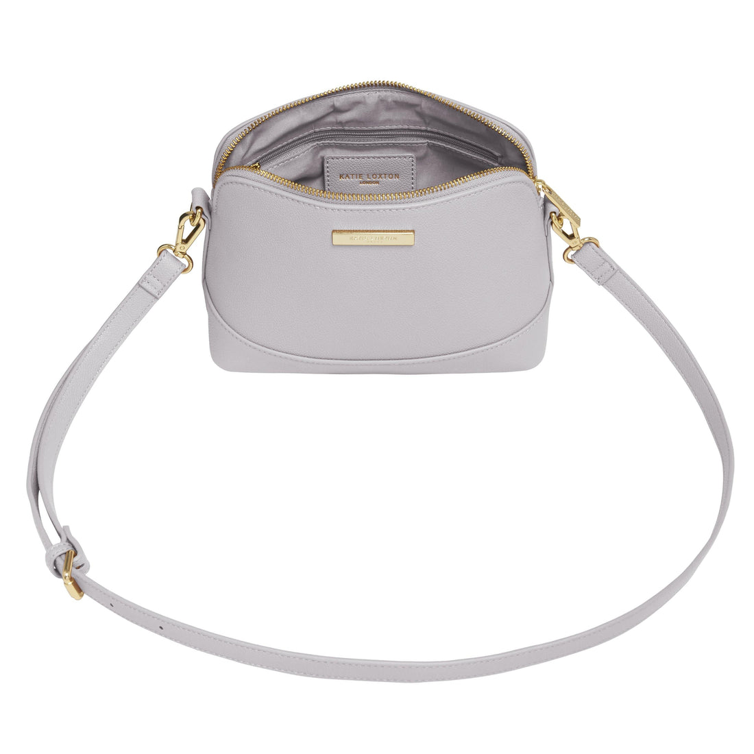 Katie Loxton Accessories One Size Katie Loxton Harper Grey Cross Body Bag KLB865 izzi-of-baslow