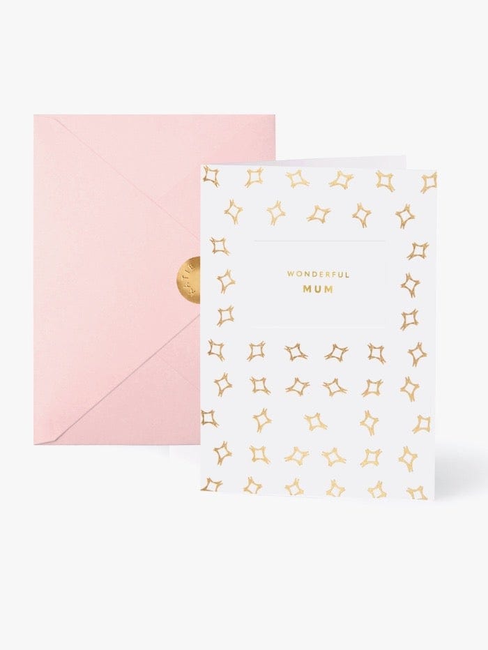 Katie Loxton Accessories One Size Katie Loxton S Greetings Card Wonderful Mum KLGC064 izzi-of-baslow