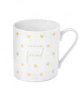 Katie Loxton Gifts One Size Katie Loxton Fabulous Friend Porcelain Heart Mug KLCW071 izzi-of-baslow