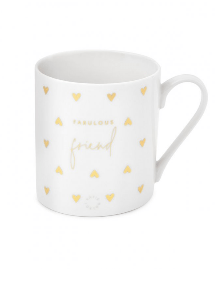 Katie Loxton Gifts One Size Katie Loxton Fabulous Friend Porcelain Heart Mug KLCW071 izzi-of-baslow