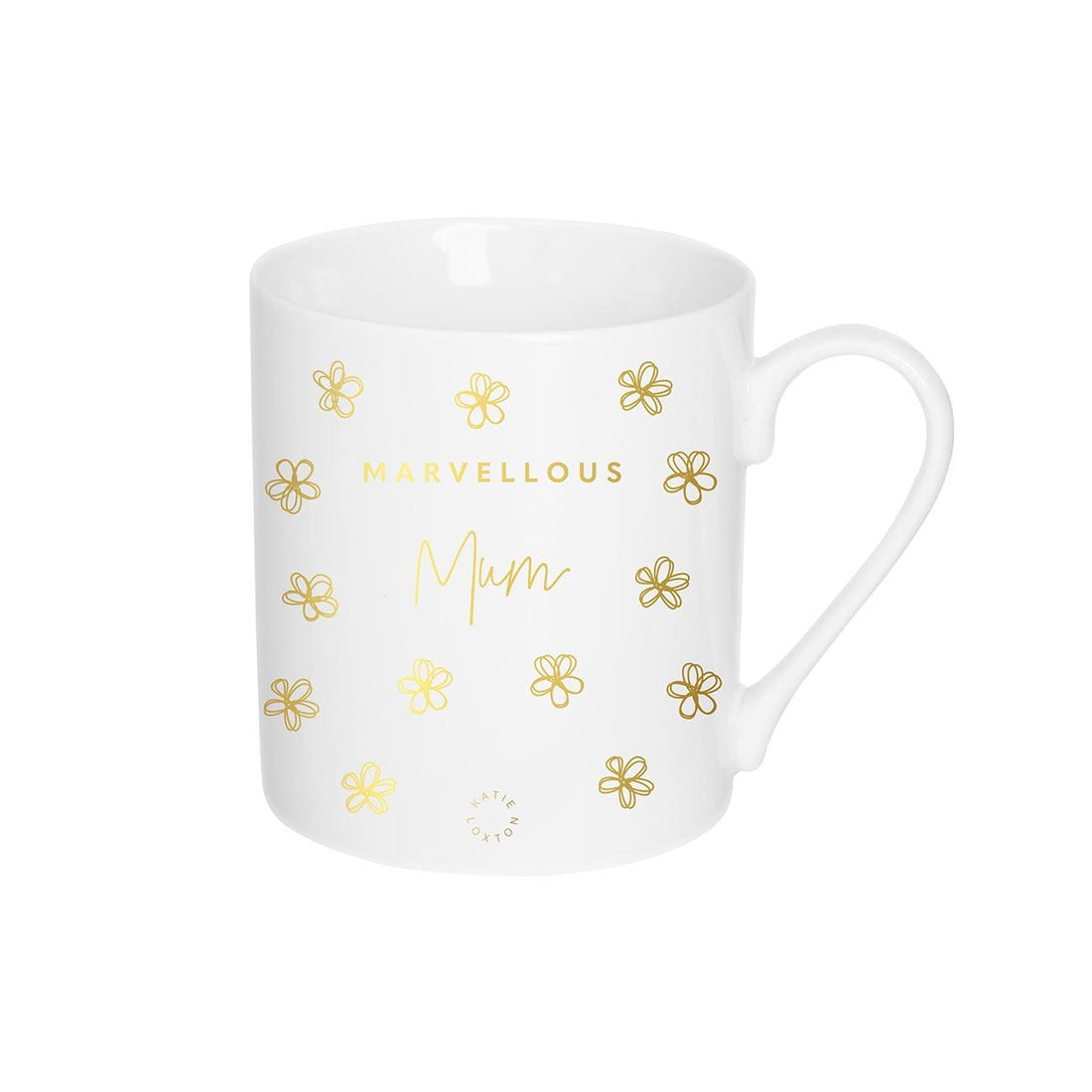 Katie Loxton Gifts One Size Katie Loxton Marvellous Mum Porcelain Mug KLCW009 izzi-of-baslow