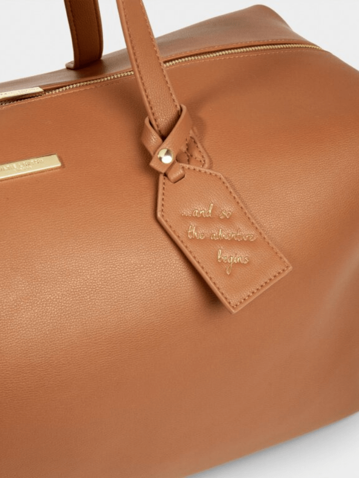 Katie Loxton Handbags One Size Copy of Katie Loxton Cognac Weekend Away Holdall Duffle Bag KLB1845 izzi-of-baslow