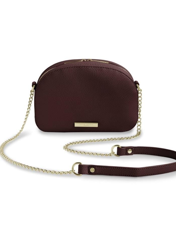 Katie Loxton Handbags One Size Katie Loxton Half Moon Bag Aubergine KLB406 S izzi-of-baslow