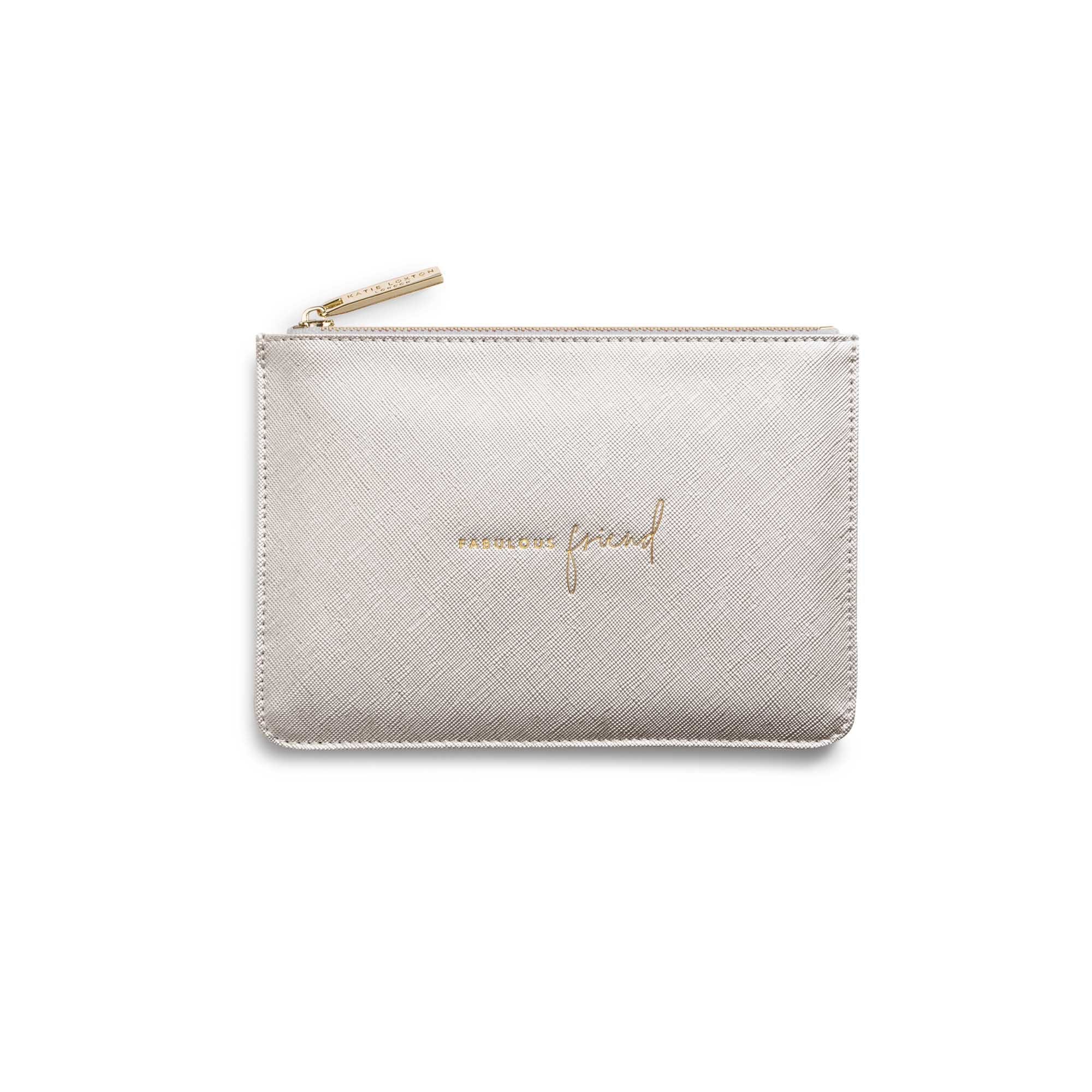 Katie Loxton Handbags One Size Katie Loxton Perfect Pouch Gift Set Fabulous Friend Silver KLB585 izzi-of-baslow