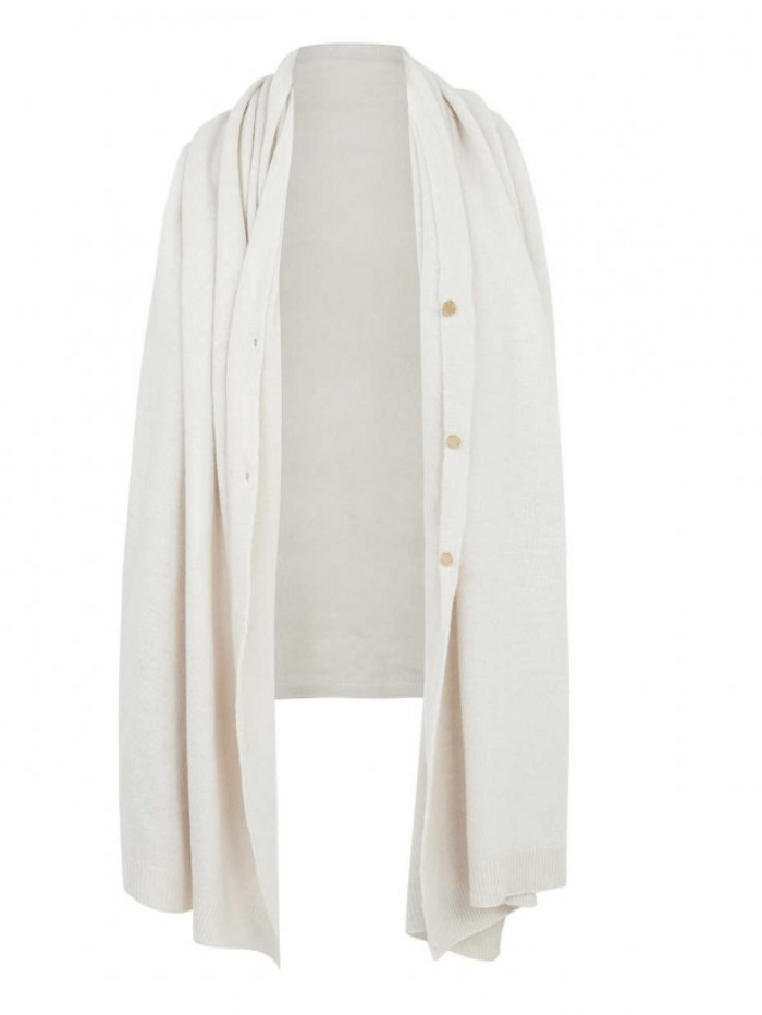 Katie Loxton Knitwear One Size Katie Loxton Eve Multiway Poncho Cream KLS268 izzi-of-baslow