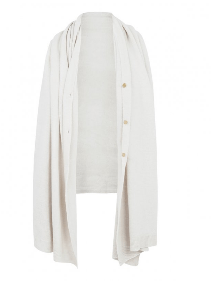 Katie Loxton Knitwear One Size Katie Loxton Eve Multiway Poncho White KLS331 izzi-of-baslow