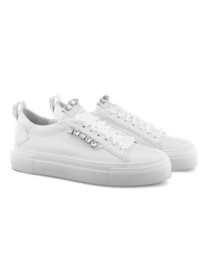 Kennel &amp; Schmenger Shoes Kennel and Schmenger White Calf Skin Sneakers 51-22539-627 izzi-of-baslow