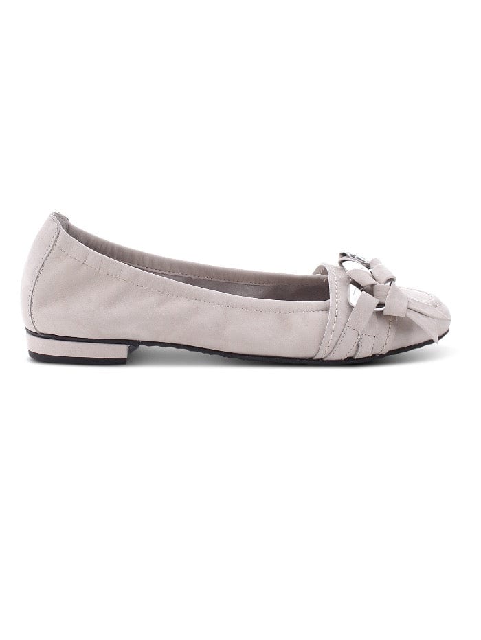 Kennel &amp; Schmenger Shoes Kennel &amp; Schmenger Almond / Silver Malu Ballet Pumps 71-10880-469 izzi-of-baslow