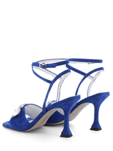 Kennel & Schmenger Shoes Kennel & Schmenger Nora Electric Blue Suede Sandals 91-87610-411 izzi-of-baslow