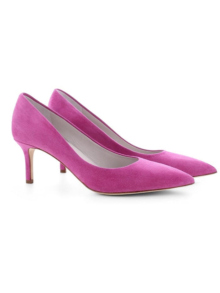 Kennel &amp; Schmenger Shoes Kennel &amp; Schmenger Pink ROME Suede Court Shoe 71-72500-399 izzi-of-baslow