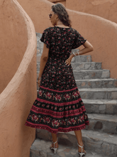 Libby Loves Dresses Libby Loves Black Meadow Floral Maxi Dress izzi-of-baslow