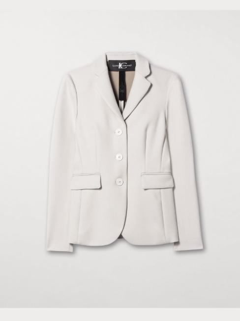 Luisa Cerano Coats and Jackets Luisa Cerano Single Breasted Blazer Ivory 418054/2378 izzi-of-baslow