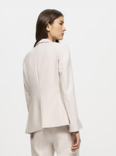 Luisa Cerano Coats and Jackets Luisa Cerano Single Breasted Blazer Ivory 418054/2378 izzi-of-baslow