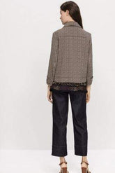 Luisa Cerano Coats & Jackets Luisa Cerano Checked Tweed Jacket 428093/2468 izzi-of-baslow