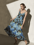 Luisa Cerano Dresses Luisa Cerano Boho Dress With Hawaii Print 738220/3255 izzi-of-baslow