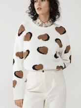 Luisa Cerano Knitwear Luisa Cerano Animal Print Sweater 138852/5861 izzi-of-baslow