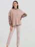 Luisa Cerano Knitwear Luisa Cerano Nude Ribbed Cape Jumper 158032 5879 izzi-of-baslow