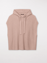 Luisa Cerano Knitwear Luisa Cerano Nude Ribbed Cape Jumper 158032 5879 izzi-of-baslow