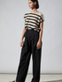 Luisa Cerano Striped Knitwear Top With Buttons 178261 5897 7131 izzi-of-baslow