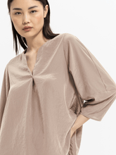 Luisa Cerano Tops Luisa Cerano Biege Sand Tunic Blouse 268278 1687 0421 izzi-of-baslow