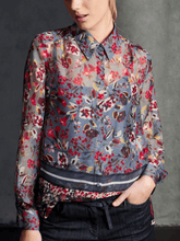 Luisa Cerano Tops Luisa Cerano Silk Floral Print Blouse 248355/3282 izzi-of-baslow
