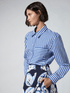 Luisa Cerano Tops Luisa Cerano Striped Shirt 278331 3470 1002 izzi-of-baslow