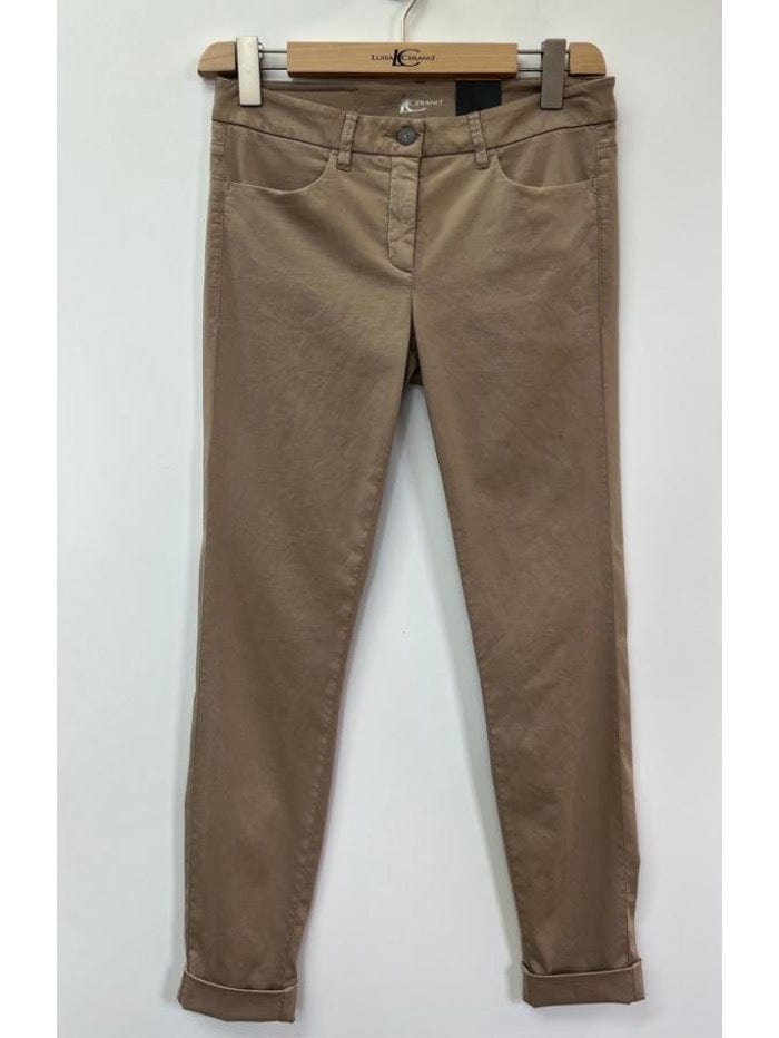 Luisa Cerano Trousers Luisa Cerano Beige Straight Leg Chino Jeans 667504 1883 0720 izzi-of-baslow