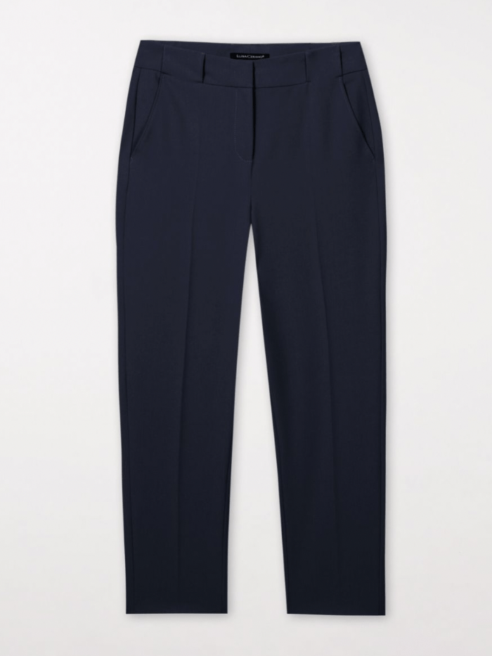 Luisa Cerano Trousers Luisa Cerano Navy Blue Trousers 678486 3453 0294 izzi-of-baslow