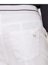 Luisa Cerano Trousers Luisa Cerano Slim Fit Trousers With Elasticated Waist White 618164/1883 izzi-of-baslow