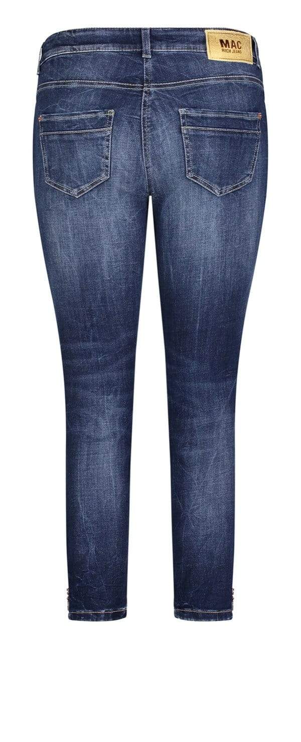 Mac Jeans Jeans Mac Dream Slim 5755 Jeans D671 Dark Blue Net Wash izzi-of-baslow