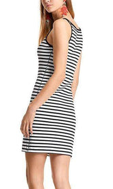 Marc Cain Additions Dresses Marc Cain Collection Striped Dress  LC 21.24 J90 izzi-of-baslow
