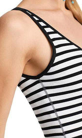 Marc Cain Additions Dresses Marc Cain Collection Striped Dress  LC 21.24 J90 izzi-of-baslow