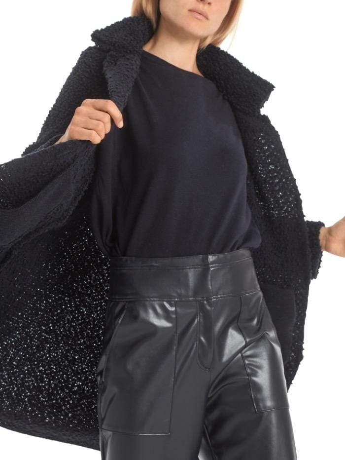 Marc Cain Collections Coats and Jackets Marc Cain Collections Knitted Navy Coat RC 11.04 M04 COL 395 izzi-of-baslow
