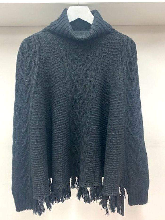 Marc Cain Collections Knitwear Marc Cain Collections Cape 900 PC 14.05 M18 izzi-of-baslow
