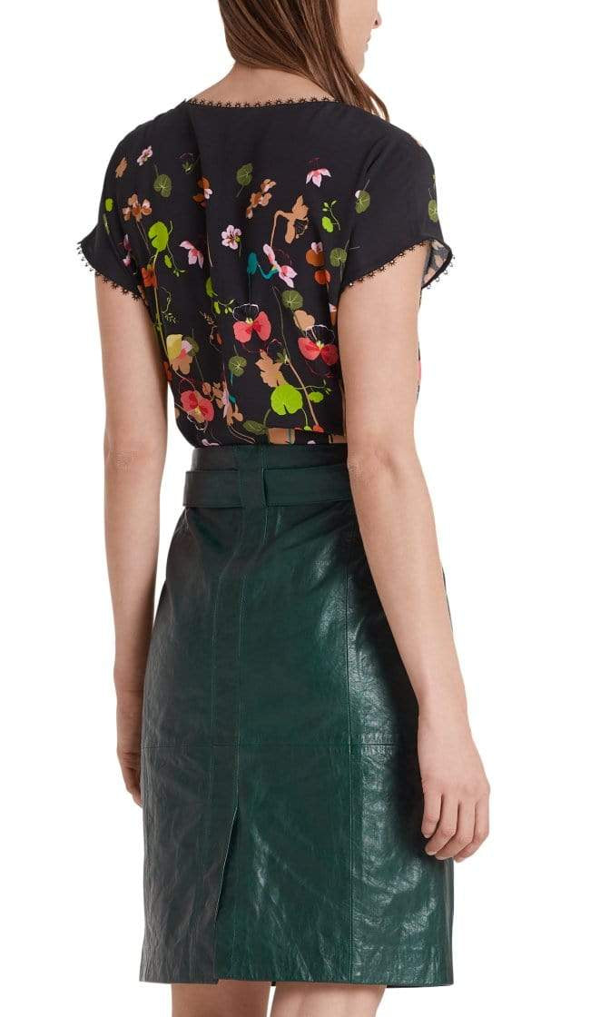 Marc Cain Collections Tops Marc Cain Collections Blouse Style Top in Silk PC 55.01 W10 izzi-of-baslow